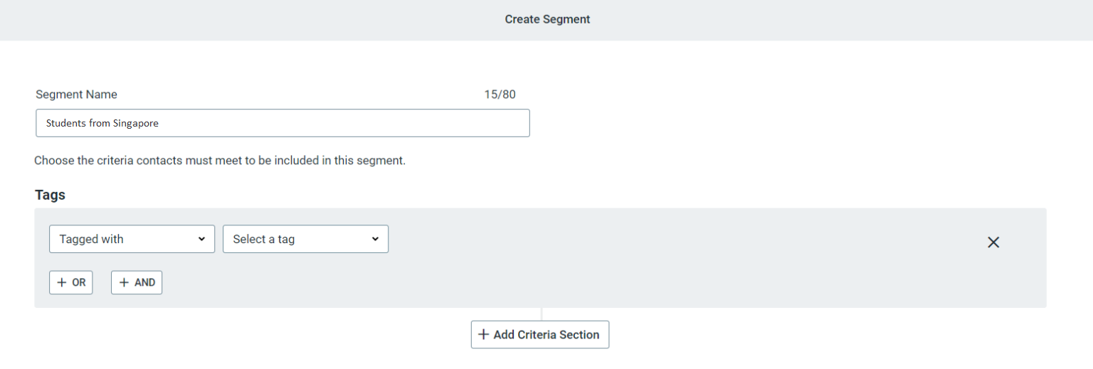 Constant contact audience segmentation education